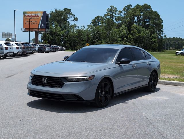Pearl 2024 Honda Accord Hybrid Sedan Front-Wheel Drive Continuously Variable Transmission