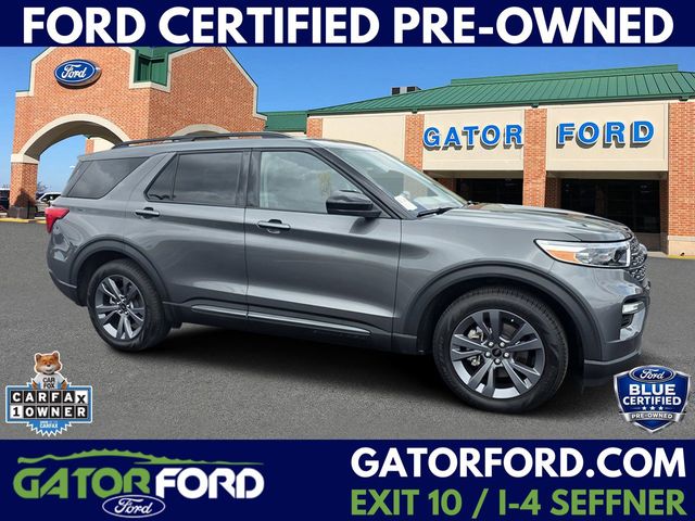 Gray Metallic 2023 Ford Explorer XLT RWD SUV / Crossover Rear-Wheel Drive Automatic