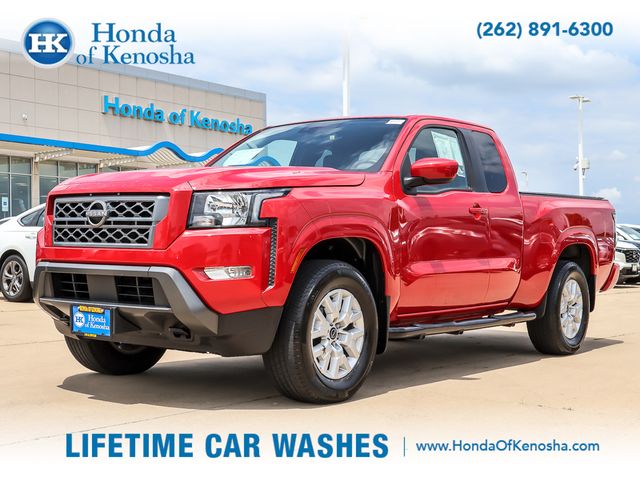 Red Alert 2023 Nissan Frontier Pickup Truck Four-Wheel Drive 9-Speed Automatic