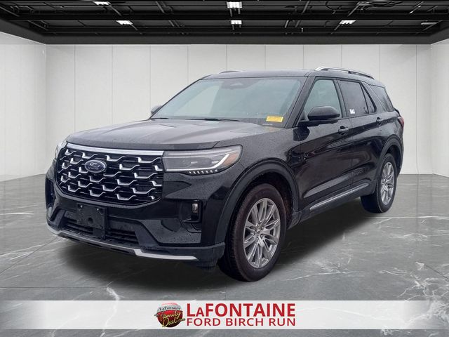 Black 2025 Ford Explorer Platinum AWD SUV / Crossover All-Wheel Drive Automatic