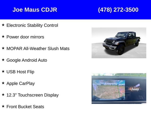 new 2025 Jeep Gladiator car, priced at $33,237