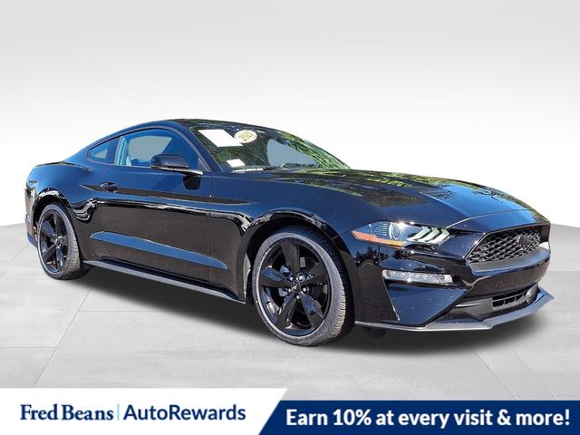 Shadow Black 2021 Ford Mustang Coupe Rear-Wheel Drive 6-Speed Manual