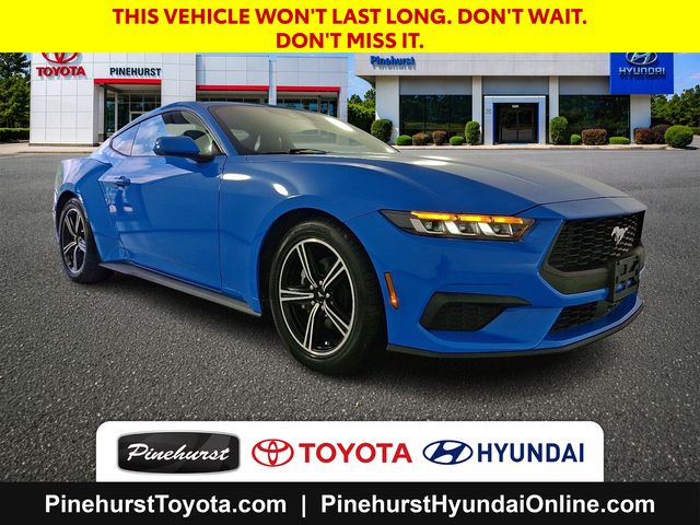 Blue 2024 Ford Mustang Coupe Rear-Wheel Drive Automatic