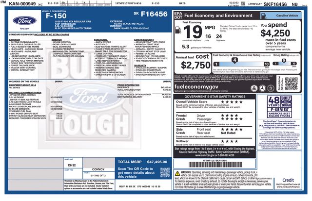 New 2025 Black Ford XL image 6