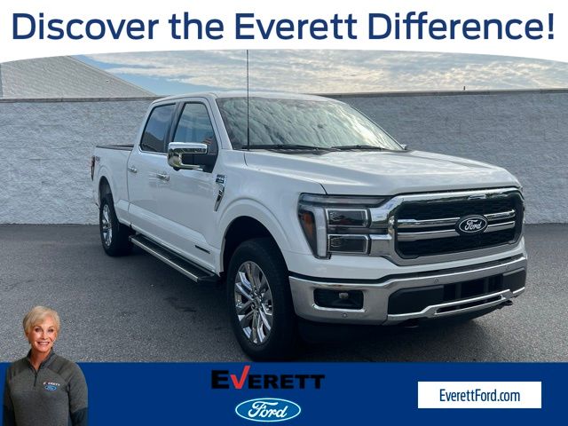 Star White Metallic Tri-Coat 2025 Ford F-150 Pickup Truck Four-Wheel Drive Automatic