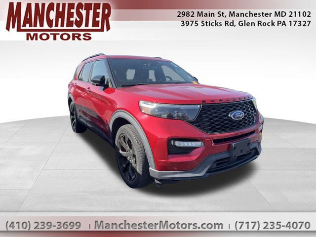 Rapid Red Metallic Tinted Clearcoat 2020 Ford Explorer SUV / Crossover All-Wheel Drive Automatic