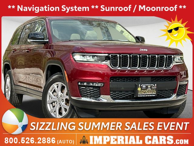Velvet Red Pearlcoat 2022 Jeep Grand Cherokee L Limited 4WD SUV / Crossover Four-Wheel Drive 8-Speed Automatic