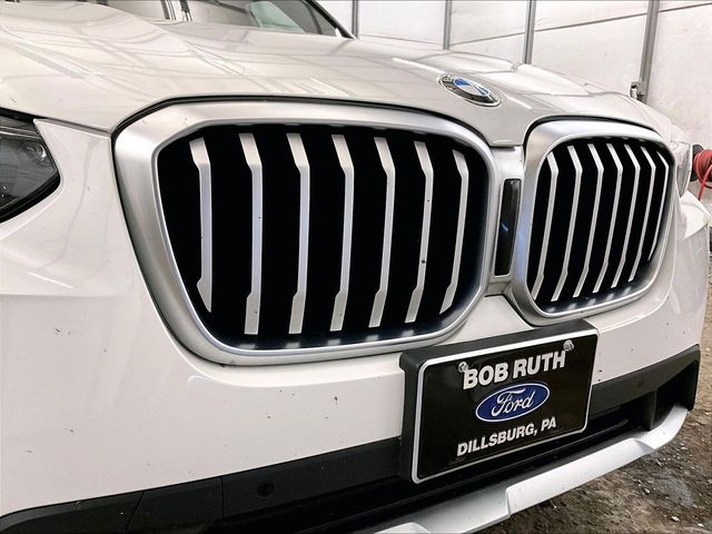 2022 BMW X3 xDrive30i White at Klick Lewis Buick Chevrolet