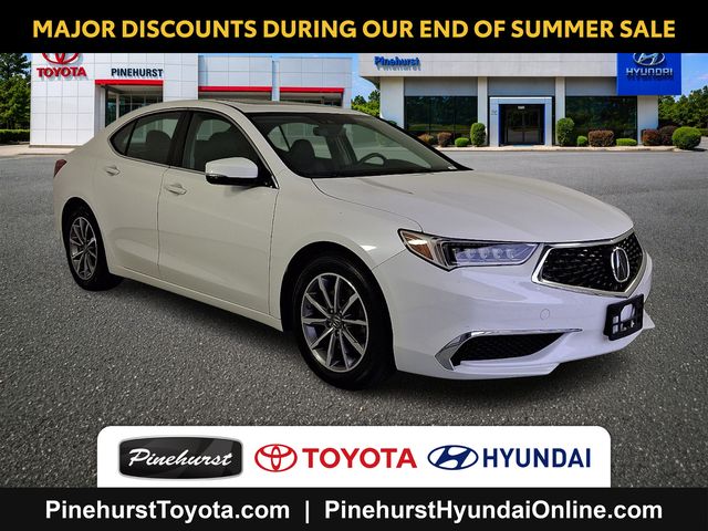 White 2020 Acura TLX Sedan Front-Wheel Drive 8-Speed Dual Clutch