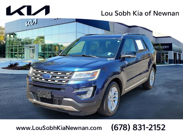 Blue 2017 Ford Explorer XLT SUV / Crossover Front-Wheel Drive 6-Speed Automatic