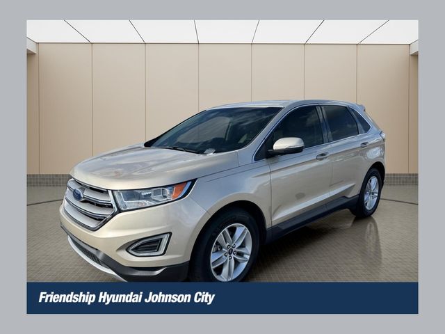 White Gold 2017 Ford Edge SEL SUV / Crossover Front-Wheel Drive 6-Speed Automatic