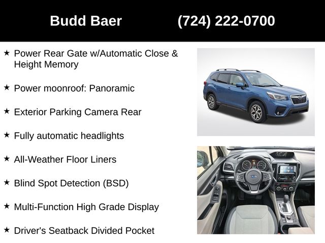 used 2021 Subaru Forester car, priced at $16,645