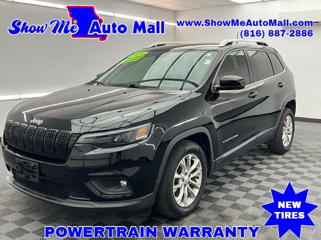 Diamond Black Crystal Pearlcoat 2019 Jeep Cherokee Latitude FWD SUV / Crossover Front-Wheel Drive 9-Speed Automatic