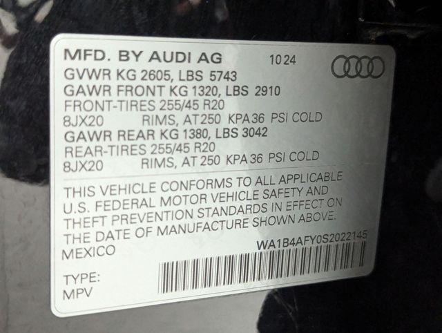 used 2025 Audi SQ5 car, priced at $56,281