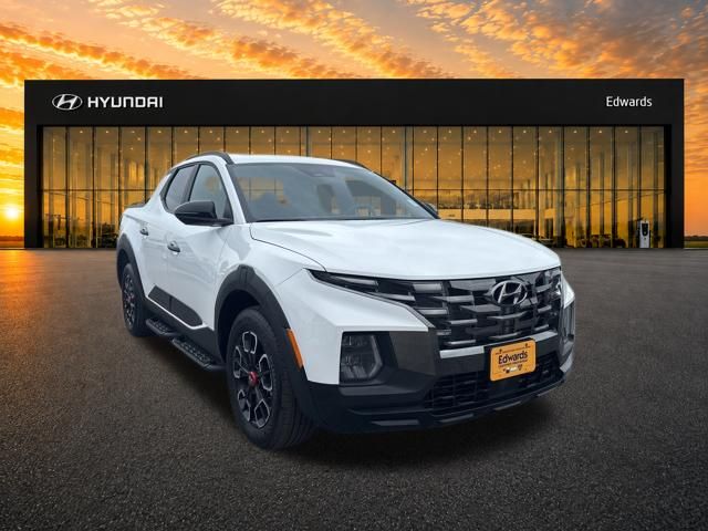White 2024 Hyundai Santa Cruz Pickup Truck All-Wheel Drive Automatic