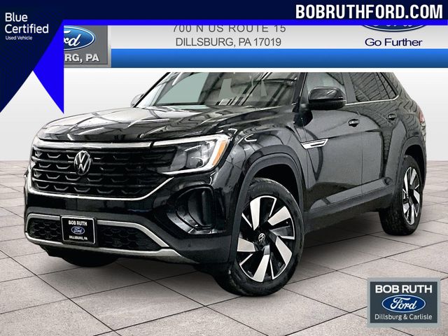 2024 Volkswagen Atlas Cross Sport 2.0T SE w/Technology Black at Grove City Ford