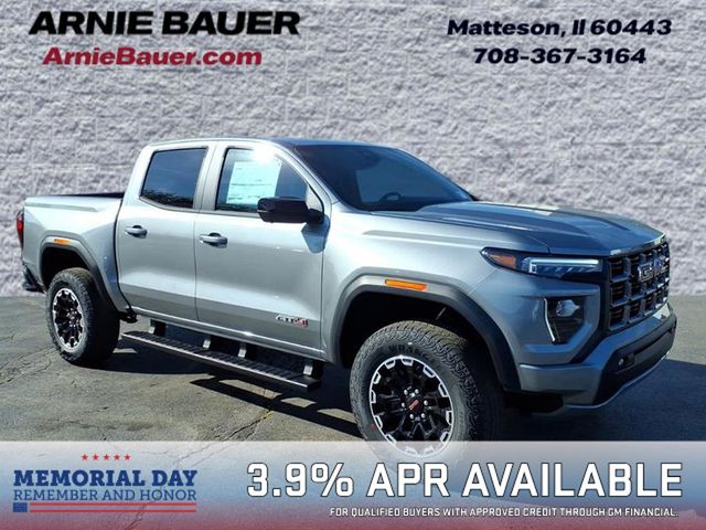 Sterling Metallic 2026 GMC Canyon AT4 Crew Cab 4WD Pickup Truck Four-Wheel Drive 8-Speed Automatic