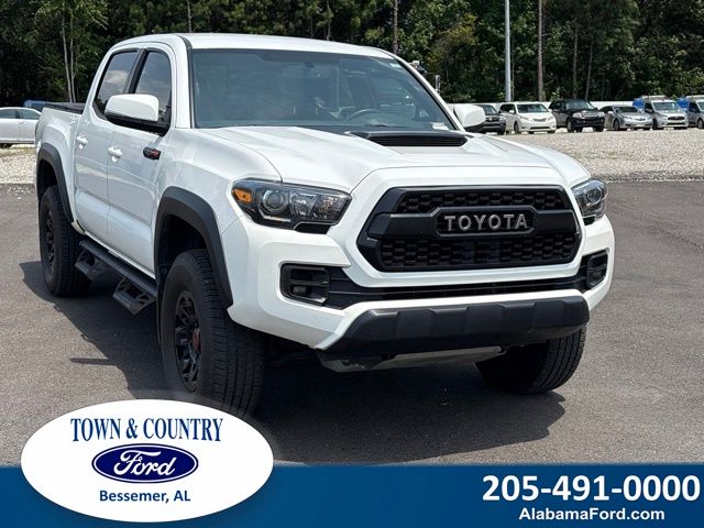 Super White 2017 Toyota Tacoma Pickup Truck Four-Wheel Drive 6-Speed Automatic