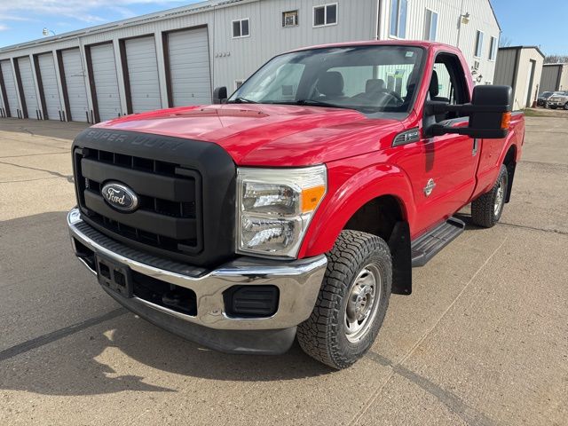 2011 Red Ford Super Duty F-250 SRW XL 4X4 Truck