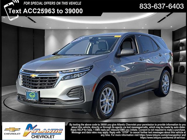 Sterling Gray Metallic 2023 Chevrolet Equinox LS AWD with 1LS SUV / Crossover Four-Wheel Drive 6-Speed Automatic Overdrive