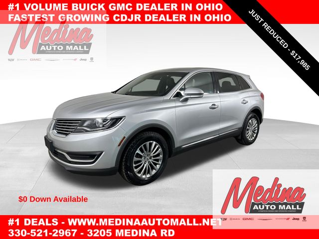 Ingot Silver 2017 Lincoln MKX Select AWD SUV / Crossover All-Wheel Drive 6-Speed Automatic