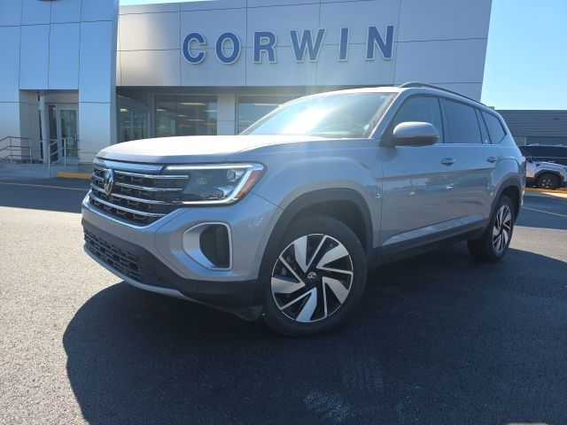 Silver Mist Metallic 2026 Volkswagen Atlas SUV / Crossover All-Wheel Drive 8-Speed Automatic