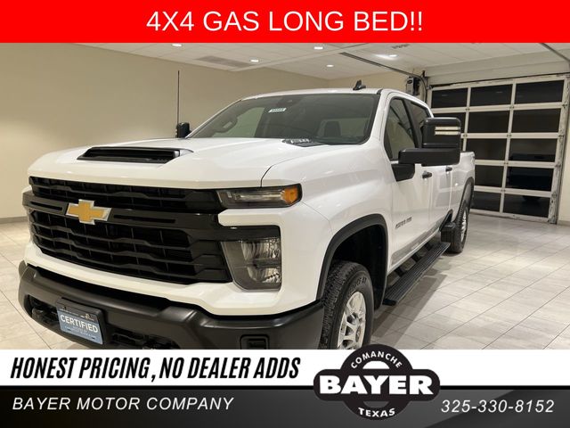 Summit White 2025 Chevrolet Silverado 2500HD Pickup Truck Four-Wheel Drive Automatic