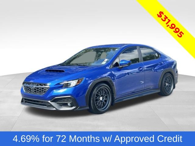 Blue Pearl 2024 Subaru WRX Premium AWD Sedan All-Wheel Drive 6-Speed Manual
