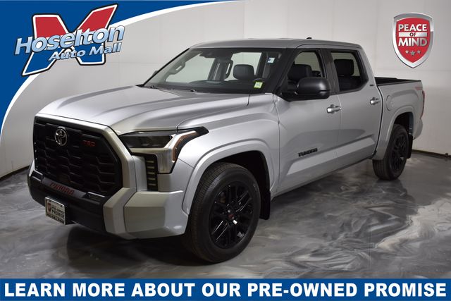 Celestial Silver Metallic 2023 Toyota Tundra SR5 CrewMax Cab 4WD Pickup Truck Four-Wheel Drive Automatic