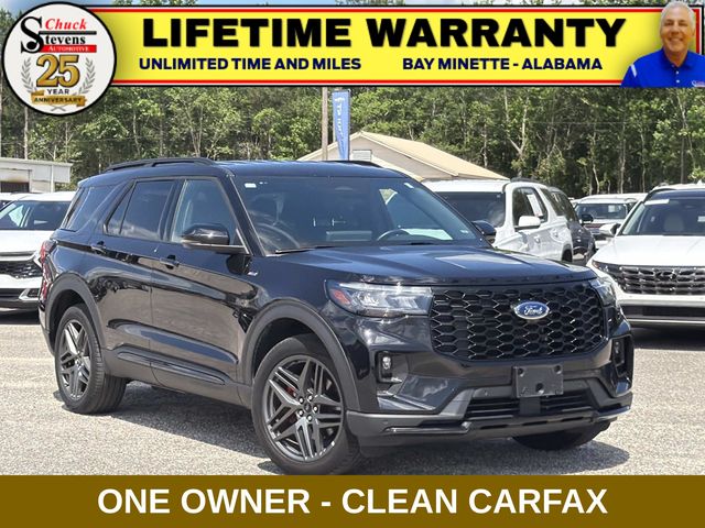 Black Metallic 2025 Ford Explorer SUV / Crossover All-Wheel Drive Automatic