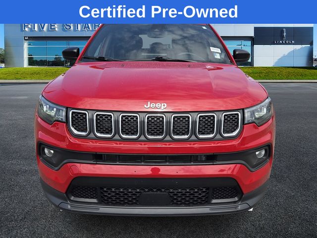 Certified Used 2023 Red Jeep Latitude image 2