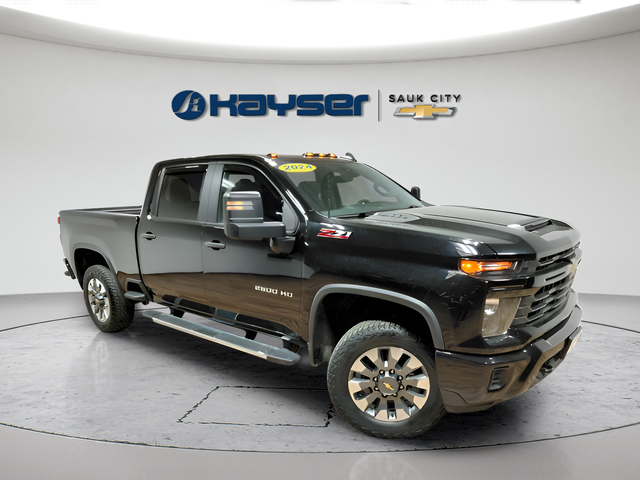 Black 2024 Chevrolet Silverado 2500HD Pickup Truck Four-Wheel Drive Automatic