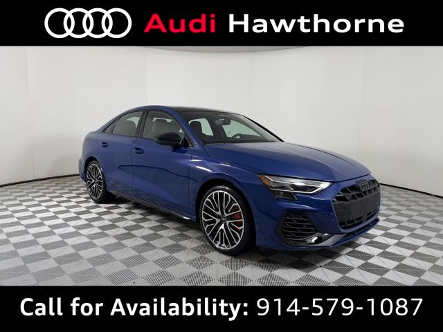 Ascari Blue Metallic 2026 Audi S3 2.0T quattro Premium Sedan All-Wheel Drive 7-Speed Automatic