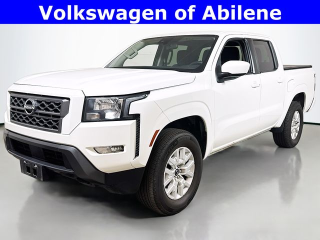 Glacier White 2024 Nissan Frontier SV Crew Cab 4WD Pickup Truck Four-Wheel Drive 9-Speed Automatic Overdrive