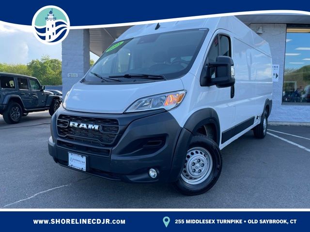Bright White Clearcoat 2025 RAM ProMaster Van 9-Speed Automatic