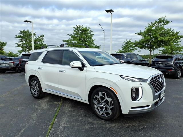 Hyper White 2021 Hyundai Palisade Calligraphy AWD SUV / Crossover All-Wheel Drive 8-Speed Automatic