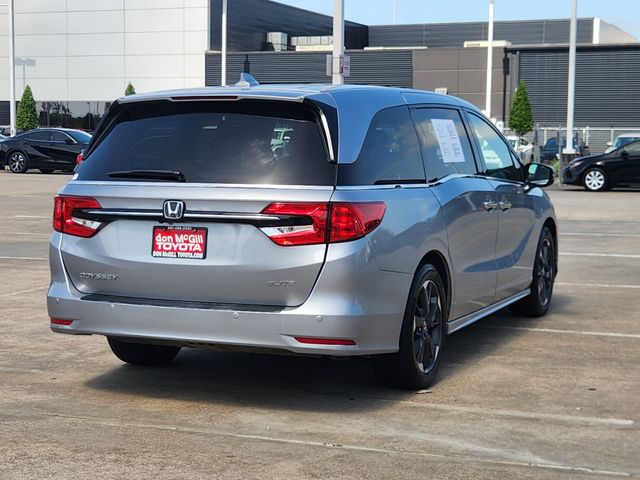 2023 Honda Odyssey Elite Silver at Classic Elite Chevrolet Sugar Land