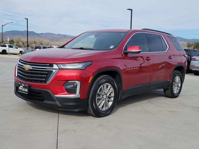 Cherry Red Tintcoat 2022 Chevrolet Traverse LT Cloth AWD SUV / Crossover Four-Wheel Drive 9-Speed Automatic