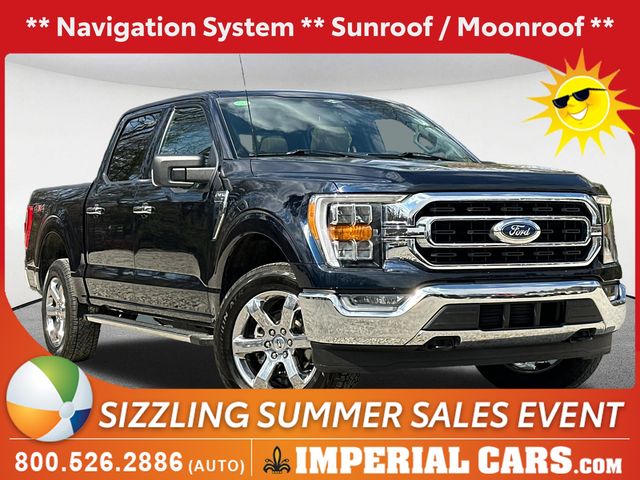 Antimatter Blue Metallic 2023 Ford F-150 Pickup Truck Four-Wheel Drive Automatic