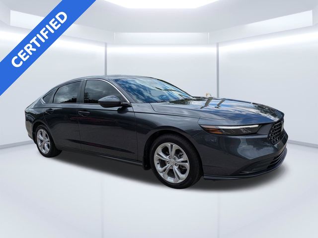 Meteorite Gray Metallic 2025 Honda Accord Sedan Front-Wheel Drive Continuously Variable Transmission