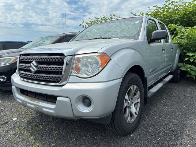 Liquid Metal Metallic 2009 Suzuki Equator Sport Crew Cab LWB 4WD Pickup Truck Four-Wheel Drive 5-Speed Automatic Overdrive