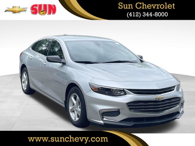 Silver Ice Metallic 2018 Chevrolet Malibu Sedan Front-Wheel Drive 6-Speed Automatic