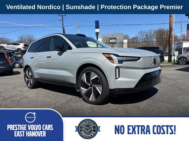 Gray (Vapour Grey Metallic) 2025 Volvo EX90 Twin Performance Ultra 6-Passenger eAWD SUV / Crossover All-Wheel Drive 1-Speed Automatic