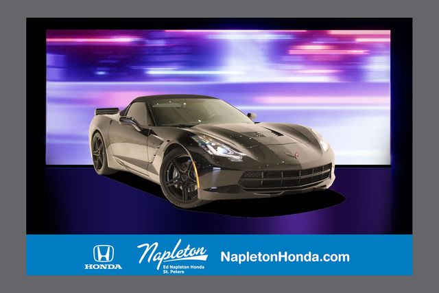 Black 2017 Chevrolet Corvette Stingray 1LT Convertible RWD Convertible Rear-Wheel Drive 8-Speed Automatic