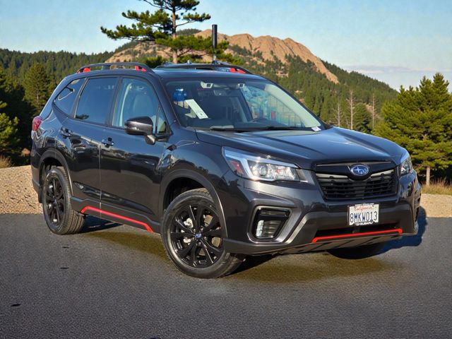 Dark Gray Metallic 2019 Subaru Forester 2.5i Sport AWD SUV / Crossover All-Wheel Drive Continuously Variable Transmission
