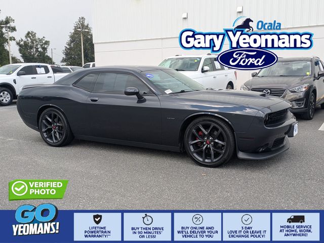 Gray (Steel Metallic) 2019 Dodge Challenger Coupe Rear-Wheel Drive 6-Speed Manual