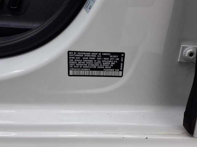 2018 Volkswagen Passat 2.0T R-Line White at Joe Myers Mazda Kia