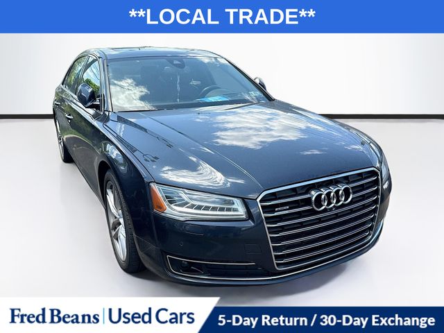 Black 2015 Audi A8 4.0T quattro LWB AWD Sedan All-Wheel Drive 8-Speed Automatic