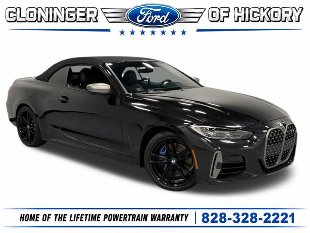 Black Sapphire Metallic 2023 BMW 4 Series Convertible Rear-Wheel Drive 8-Speed Automatic