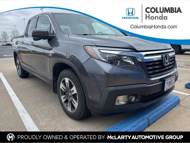 Gray (Modern Steel) 2017 Honda Ridgeline RTL-T Pickup Truck Front-Wheel Drive 6-Speed Automatic